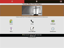 Tablet Screenshot of kencowlinglaw.com